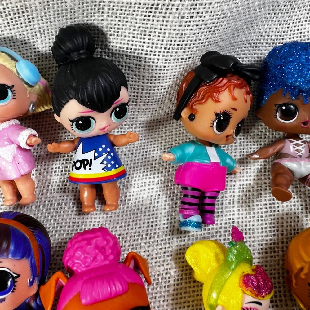 LOL‎ Surprise Doll Lot of 14 Figures Glitter Reeses Pet Dog and Accessories